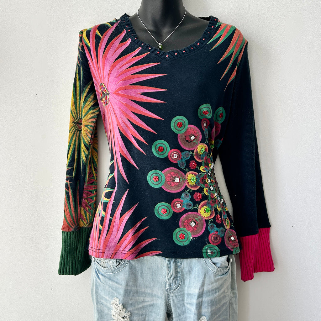 2000s knit sweater by Desigual