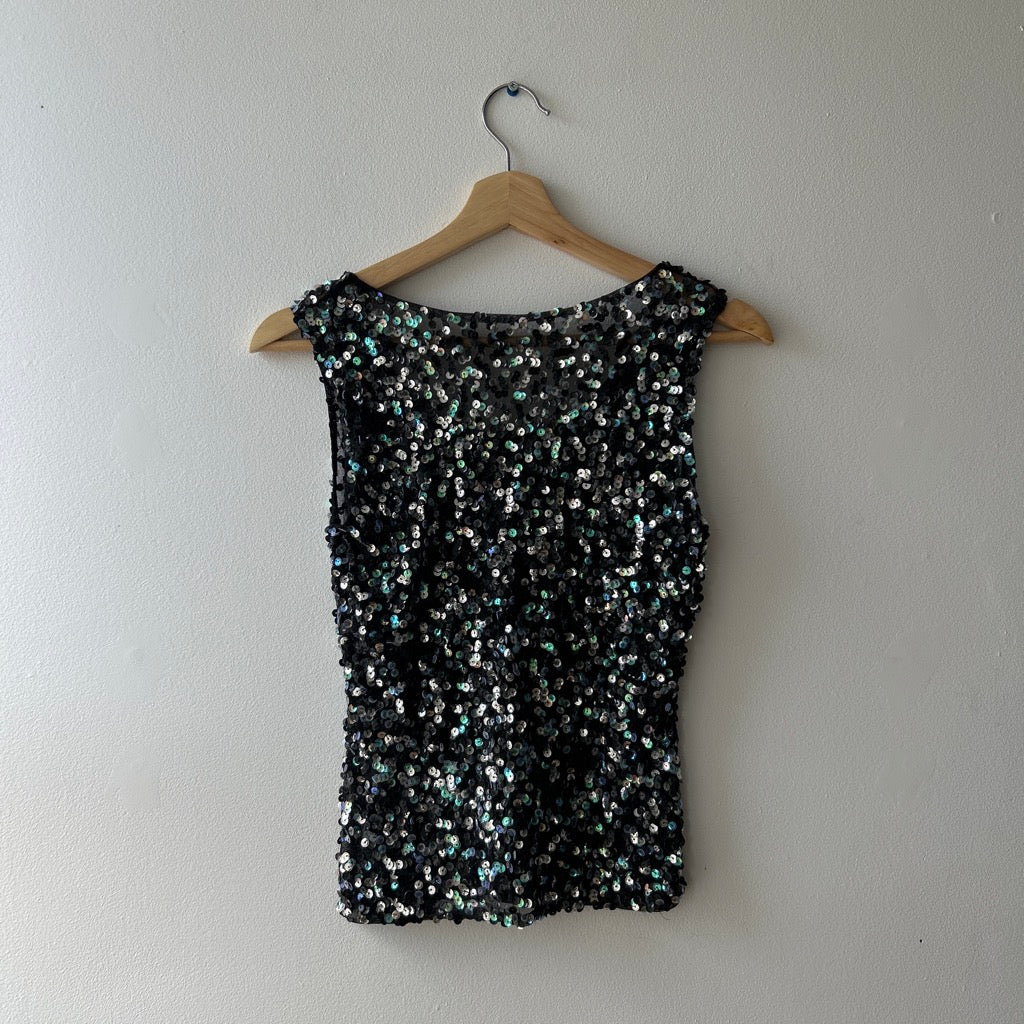 2000s sequin tank