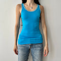 2000s bedazzle trim tank top
