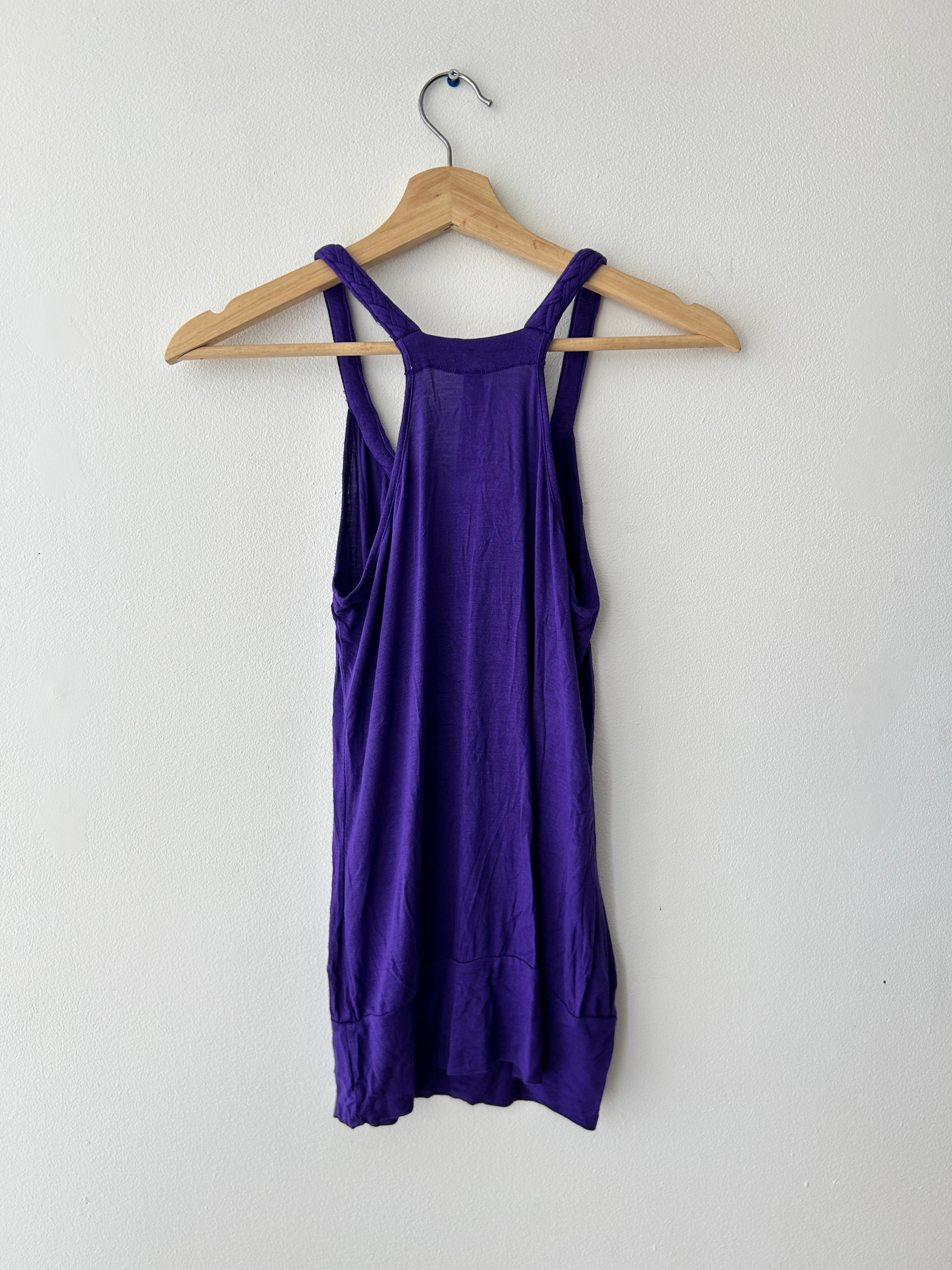 2010s braided neck top by garage