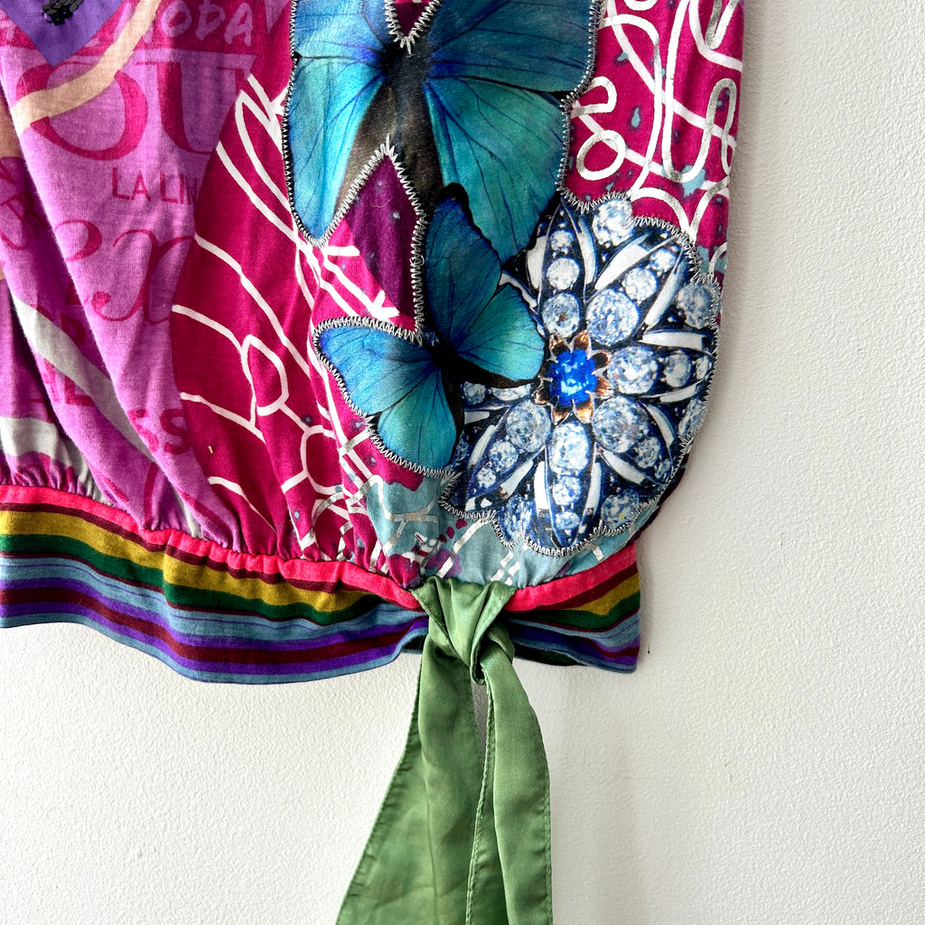 2000s sequin bandeau top by desigual