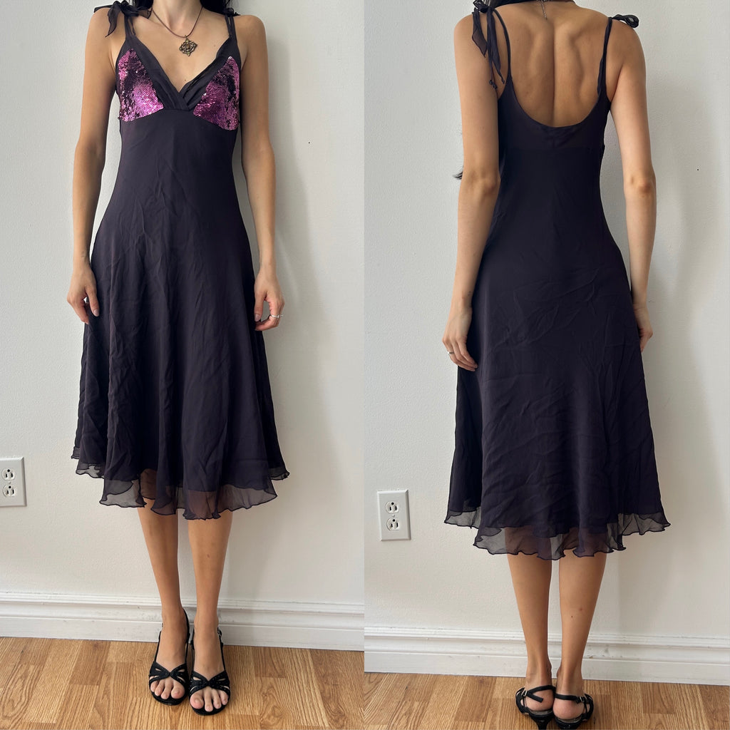 Vintage 100% silk dress by Les petites