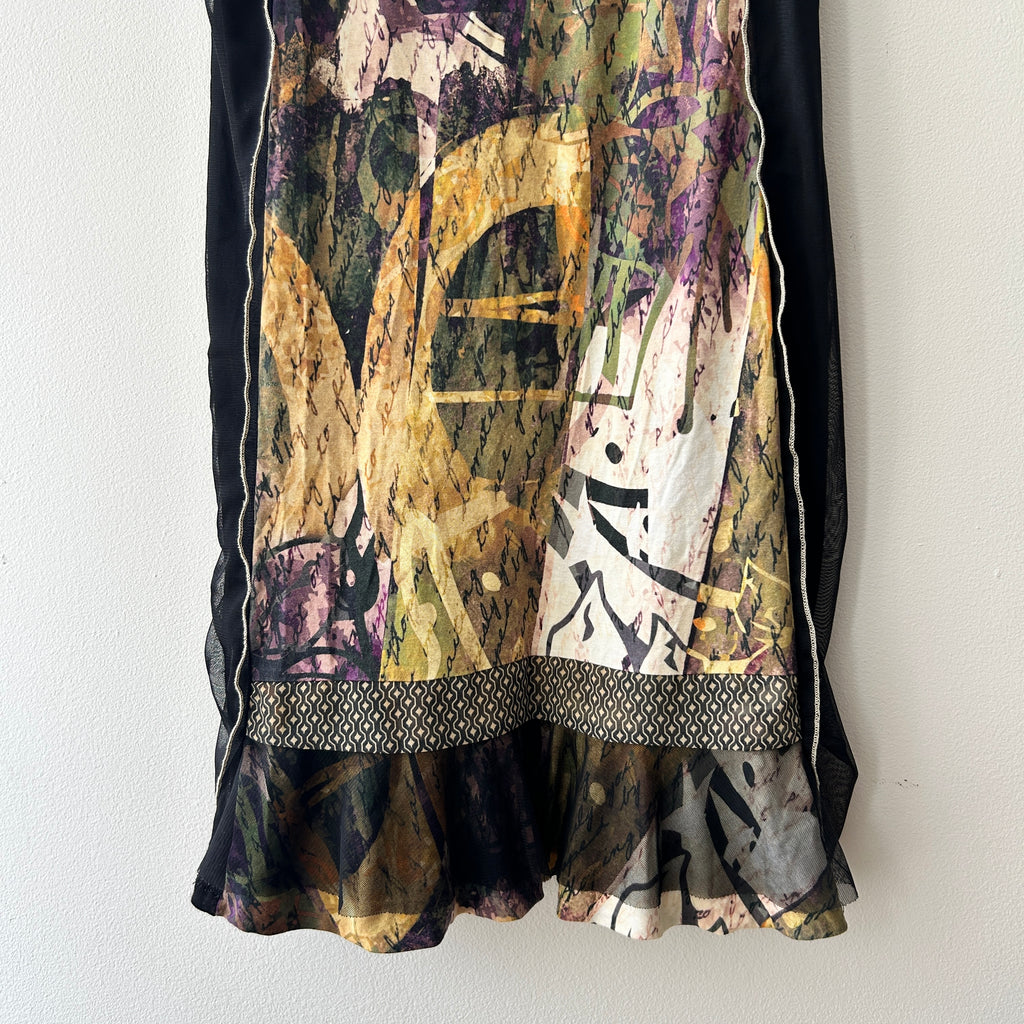 Vintage black midi dress by la mode est a vous