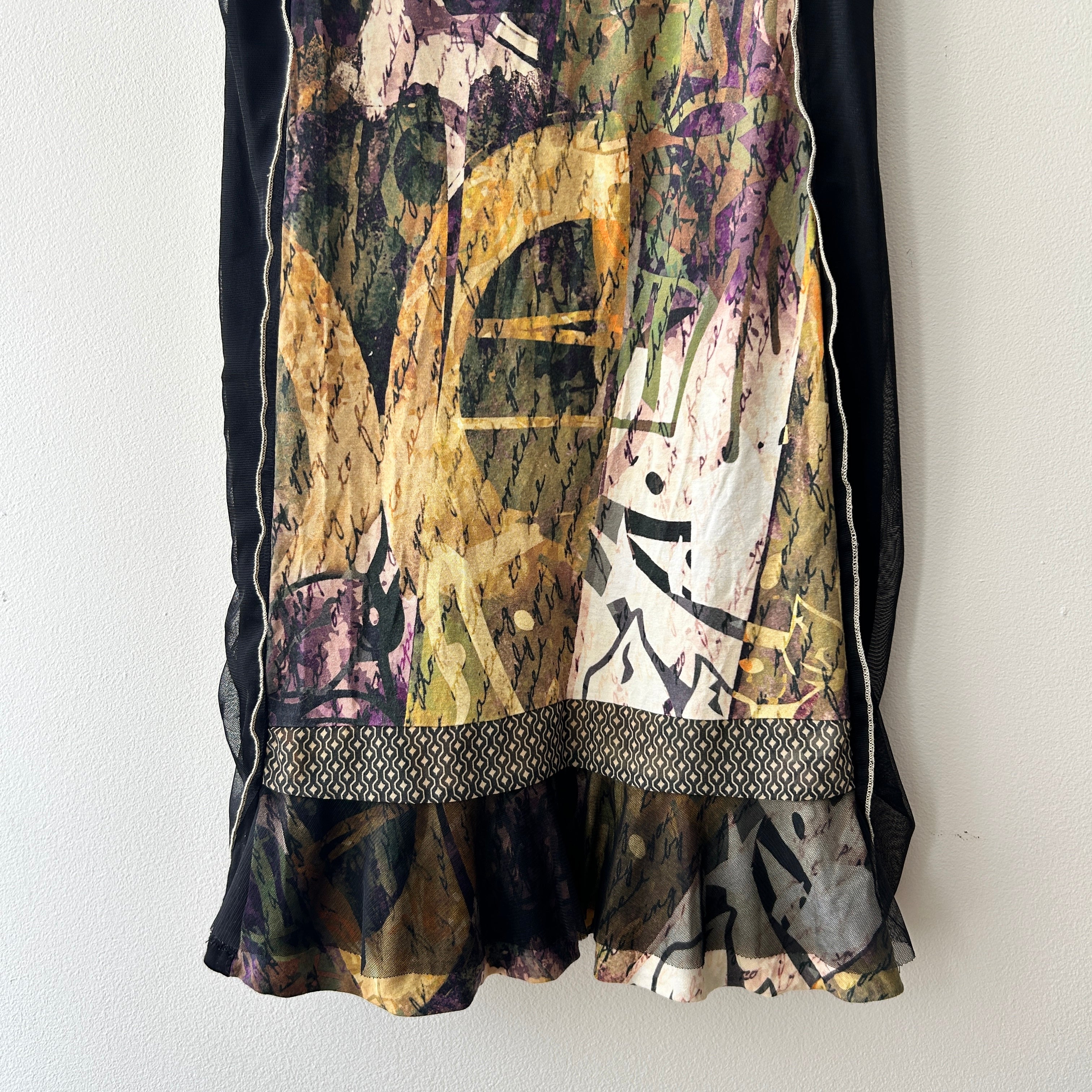 Vintage black midi dress by la mode est a vous