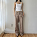 Y2K dress pants with trim by cartise