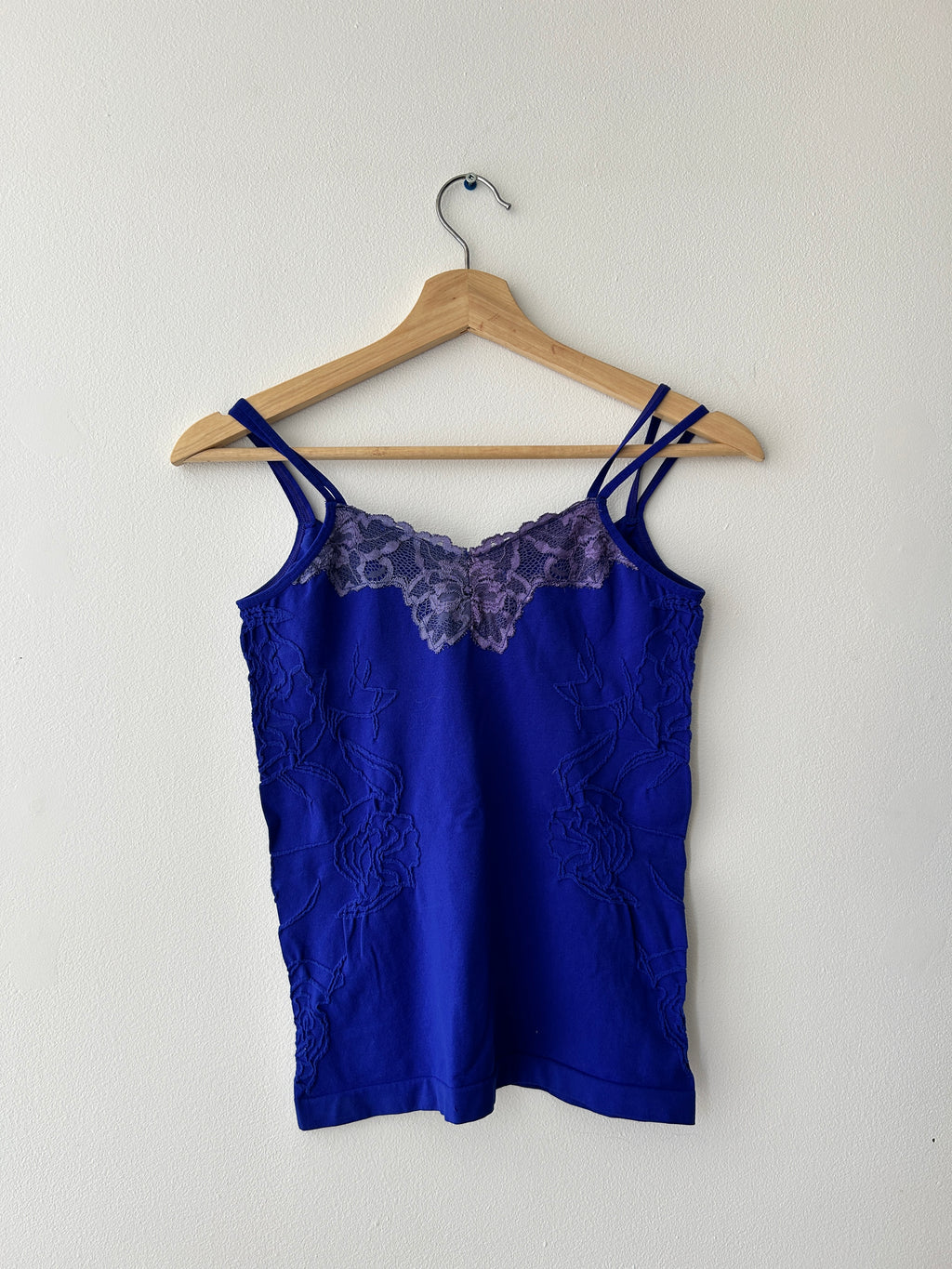 2000s lace purple cami by majora