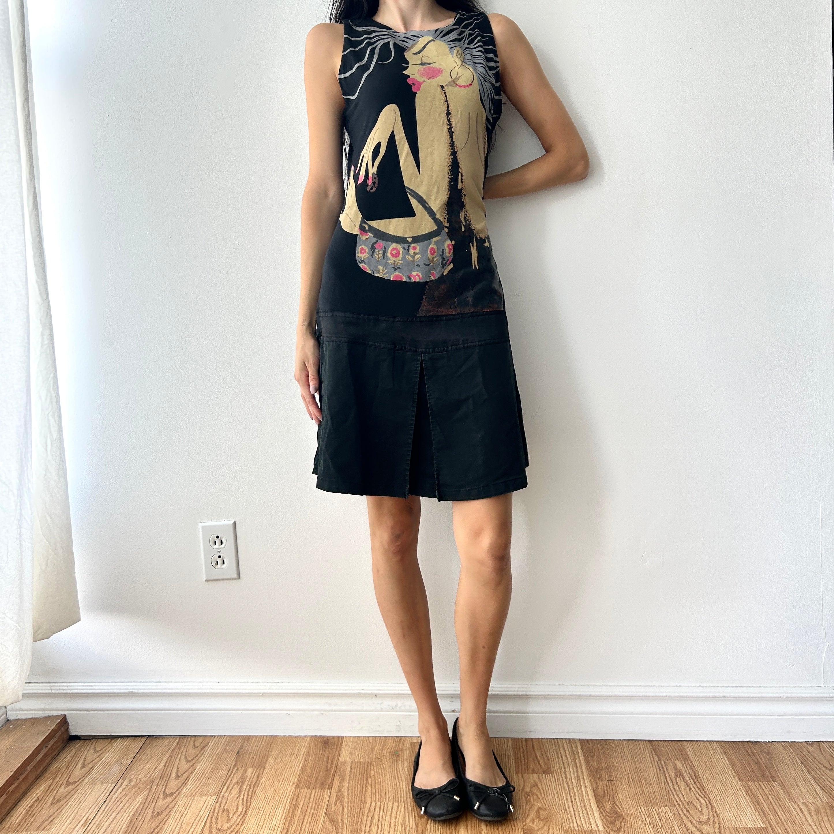 Vintage drop waist dress by custo barcelona