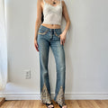 2000s booutcut pants with lace by Sandro