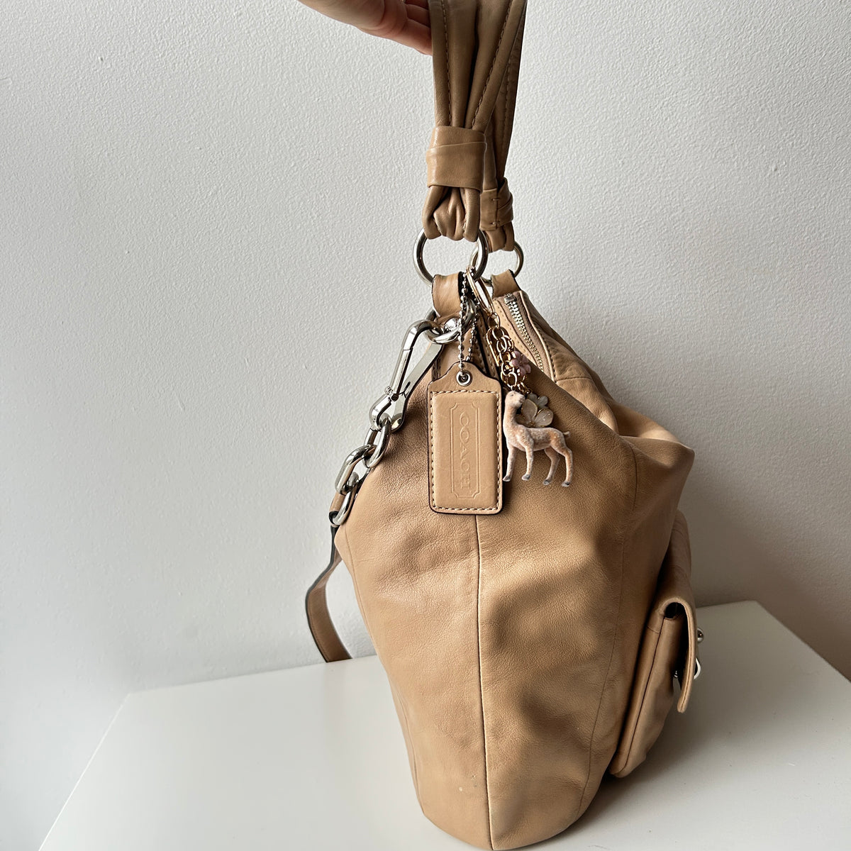2010s coach Kristin shoulder bag in camel