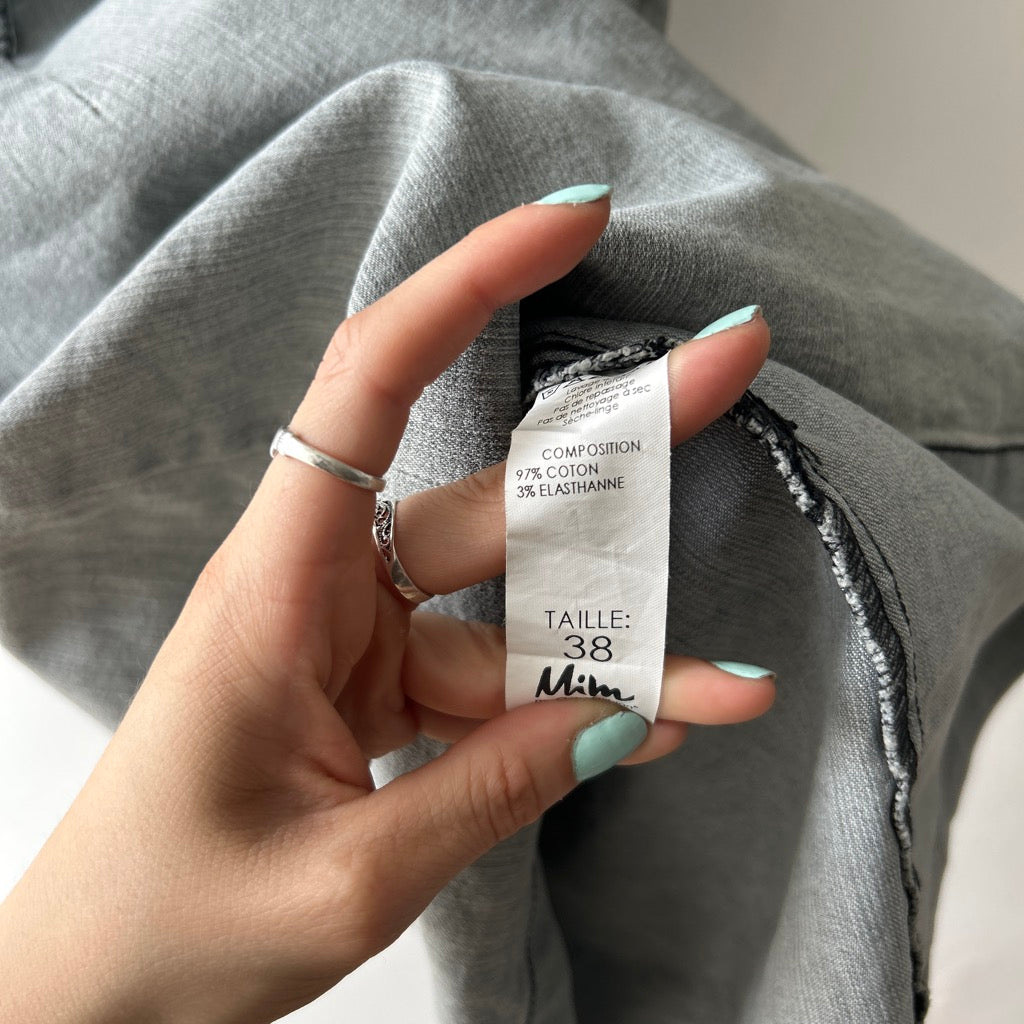 2000s denim dress by Mim