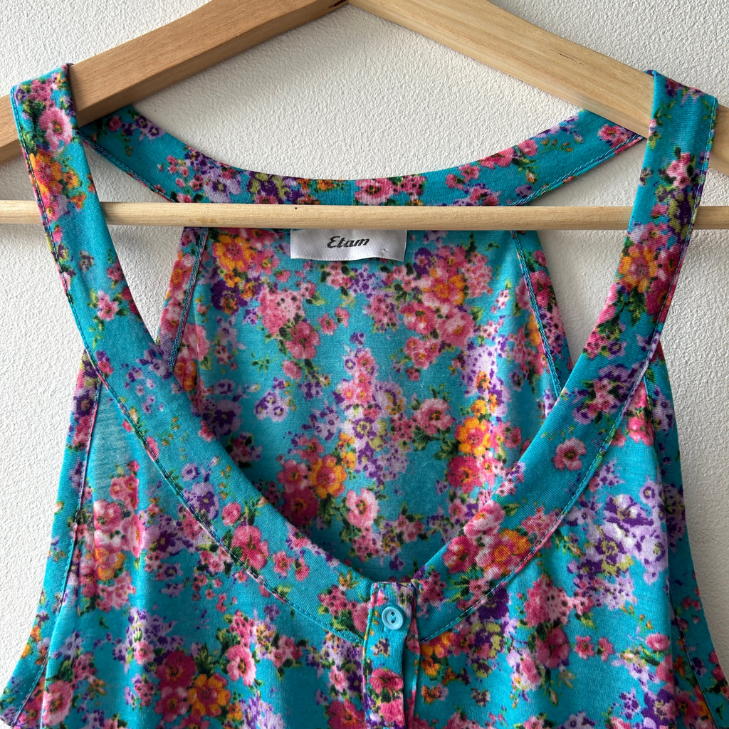 2010s button up tank by etam