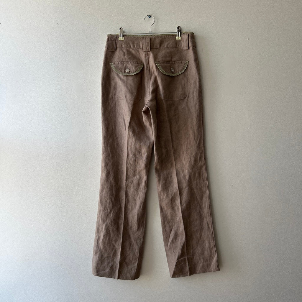 Y2K dress pants with trim by cartise