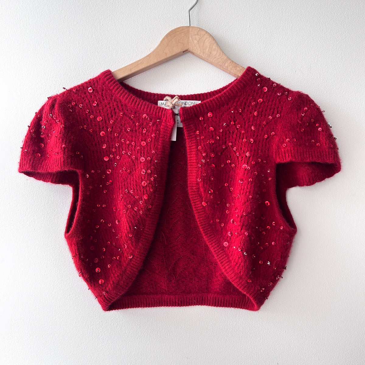 Vintage angora blend cardigan by Maggy London