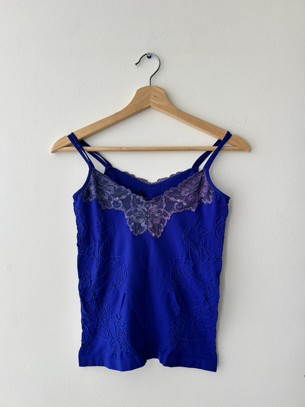 2000s lace purple cami by majora