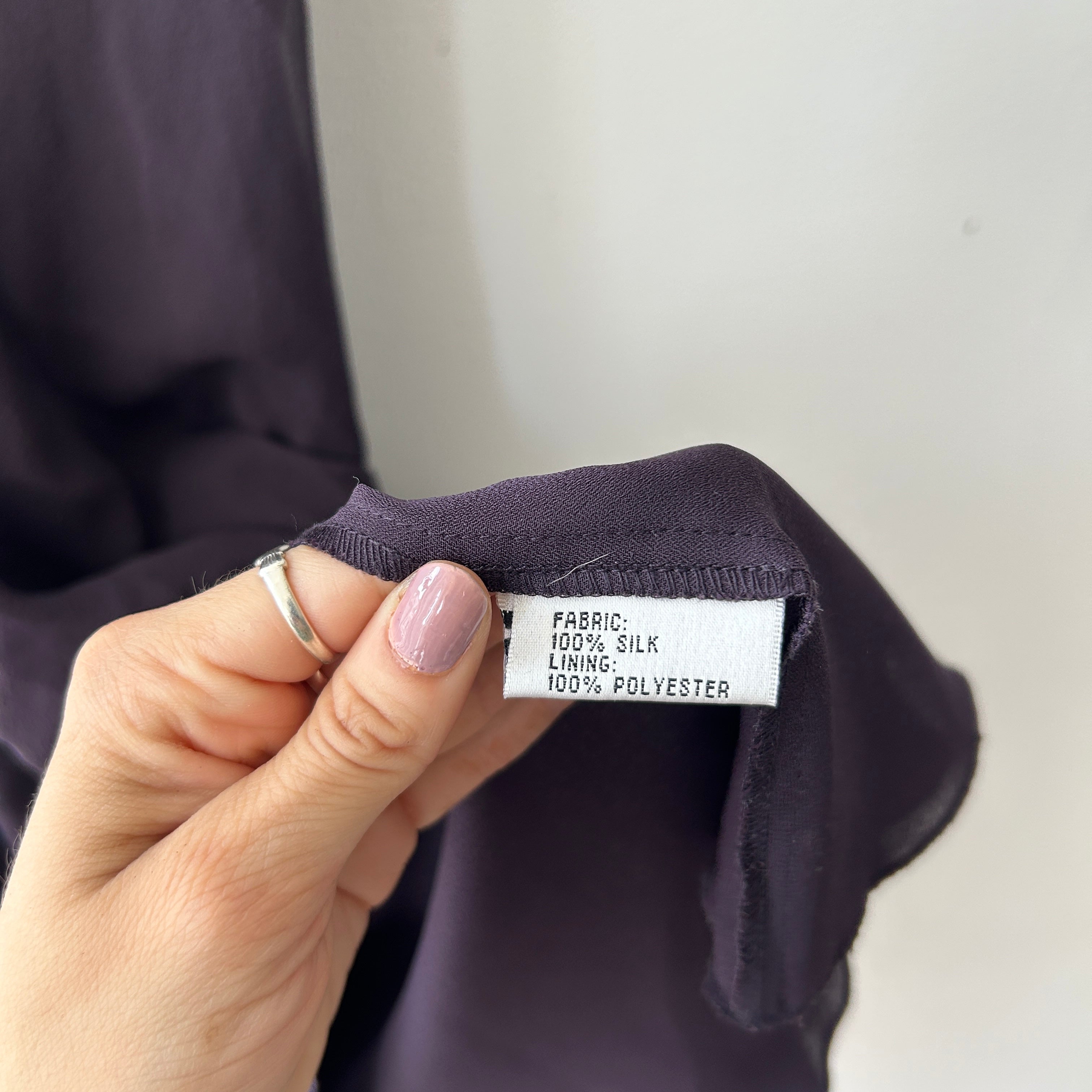 Vintage 100% silk dress by Les petites