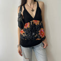 Y2K slouchy floral top by Suzy shier