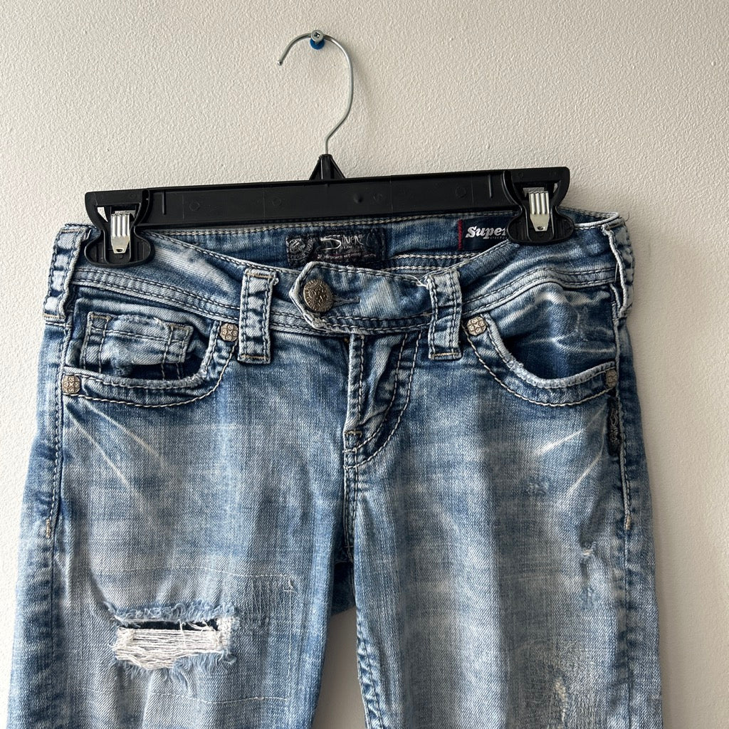 2010s low rise skinny jeans by Silver Jeans