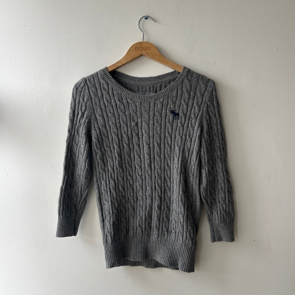 2000s cable knit sweater by Abercrombie & fitch
