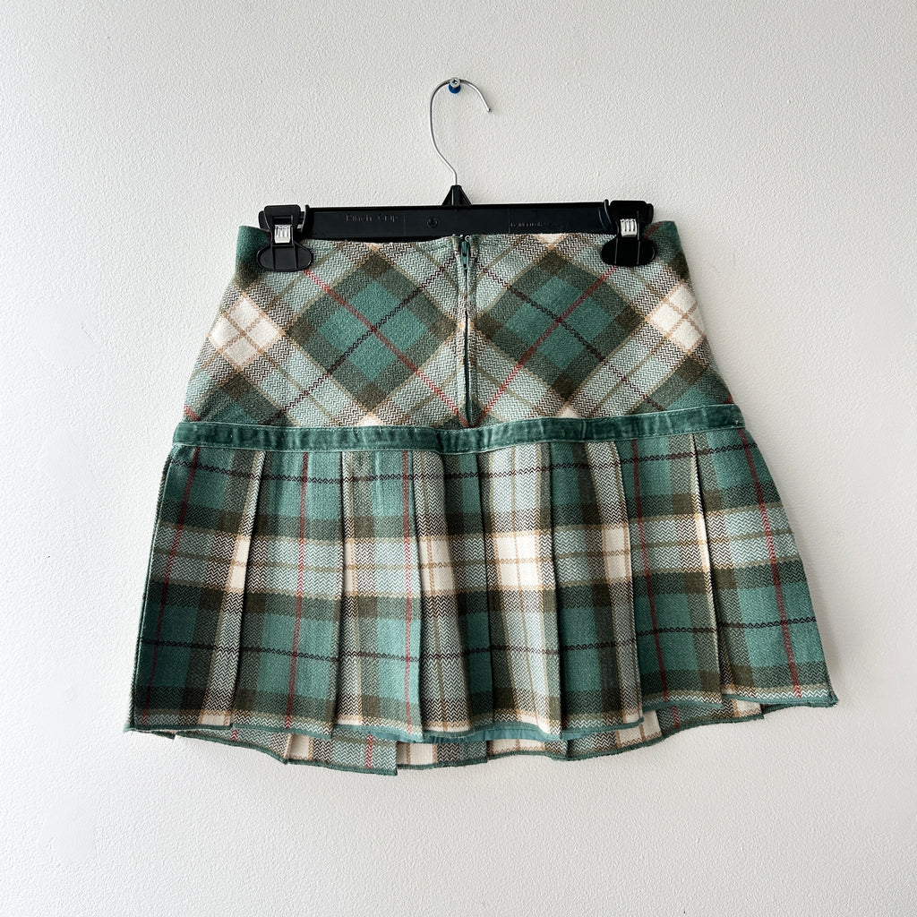 2000s wool blend mini skirt by Jacob jr.