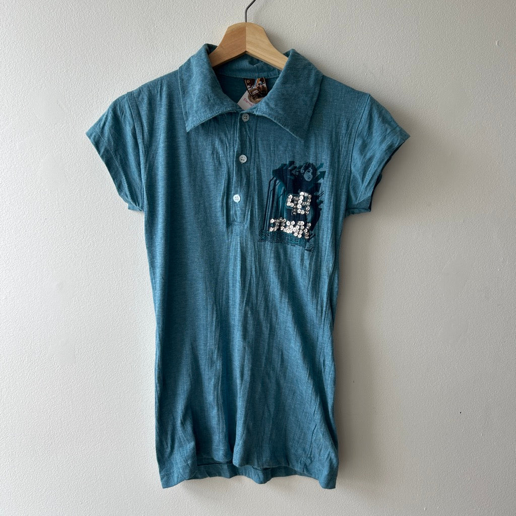 2000s sequin polo by Junk 98