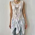 2000's crochet top by 123
