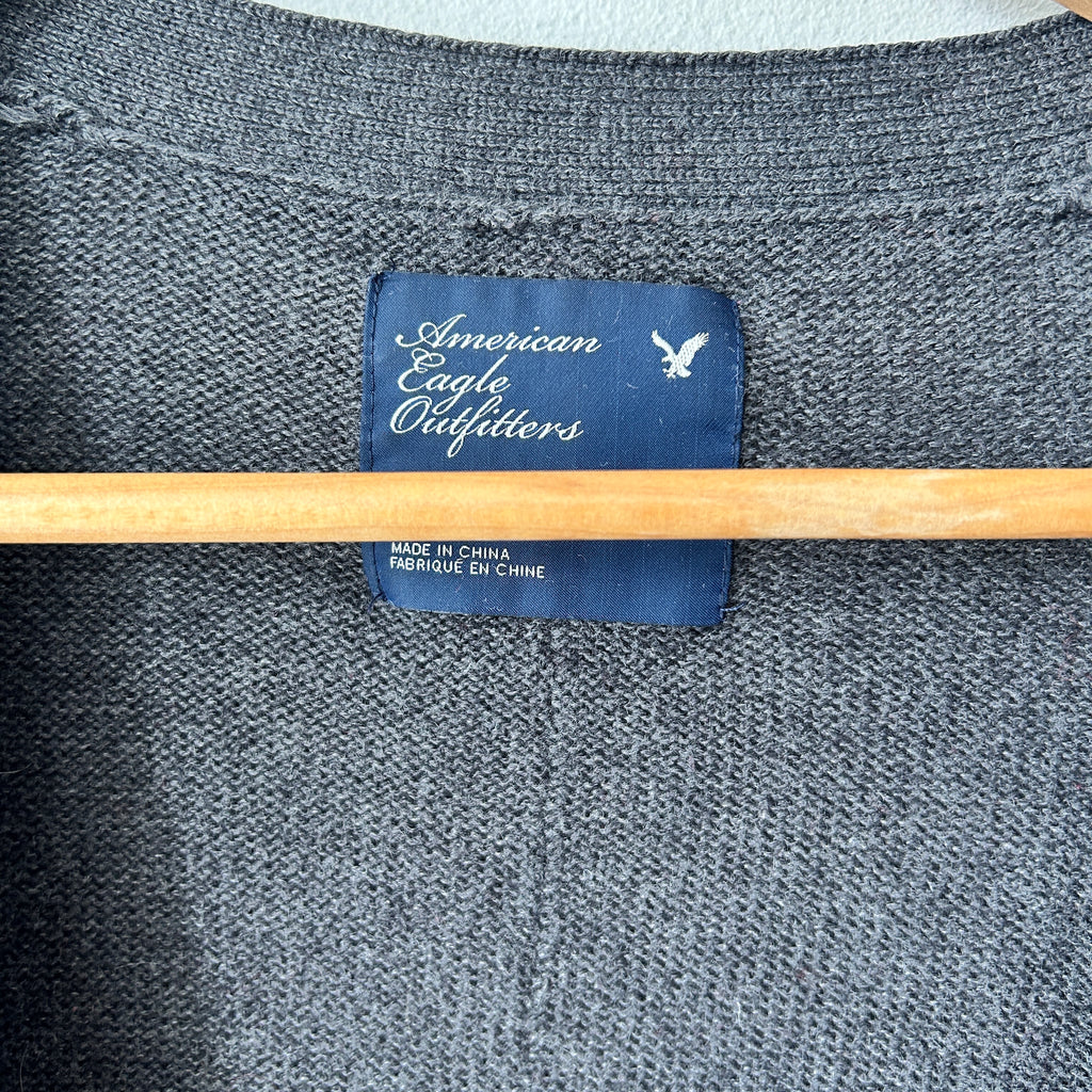 2000s wool blend knit cardigan by AE