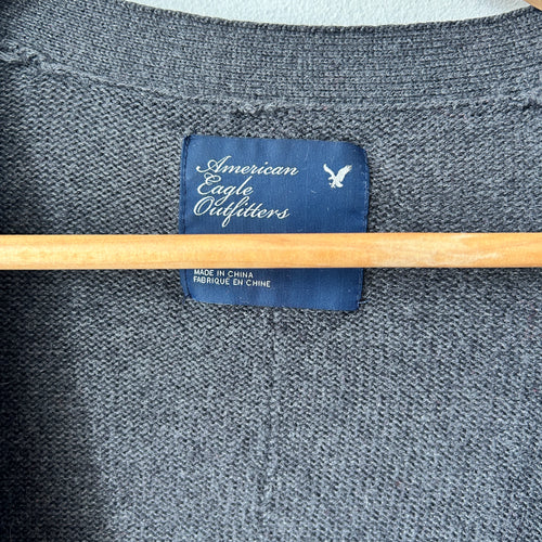 2000s wool blend knit cardigan by AE