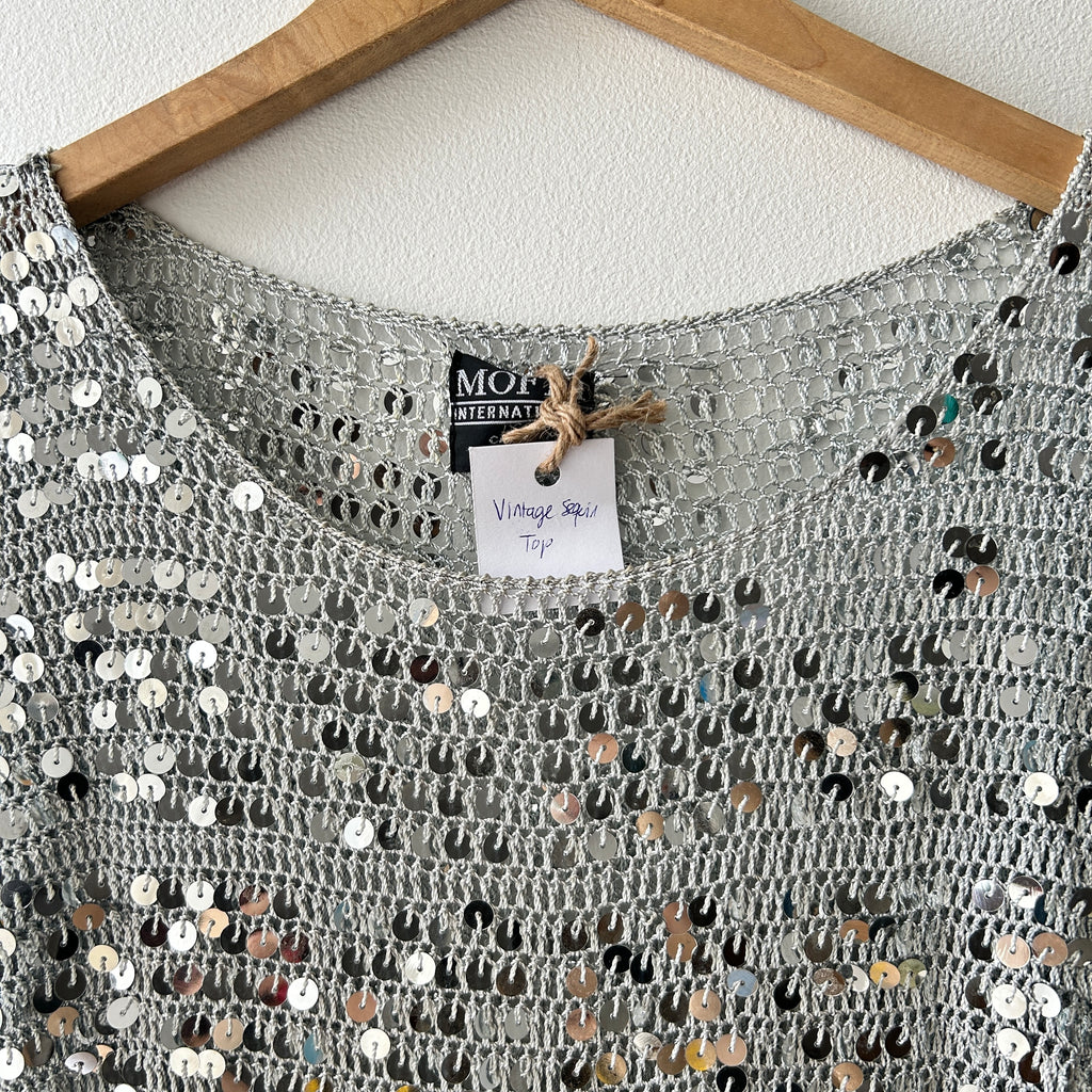 90s sequin top by mofi