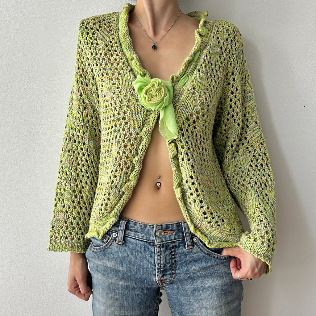 90s crochet cardigan by Tricotto