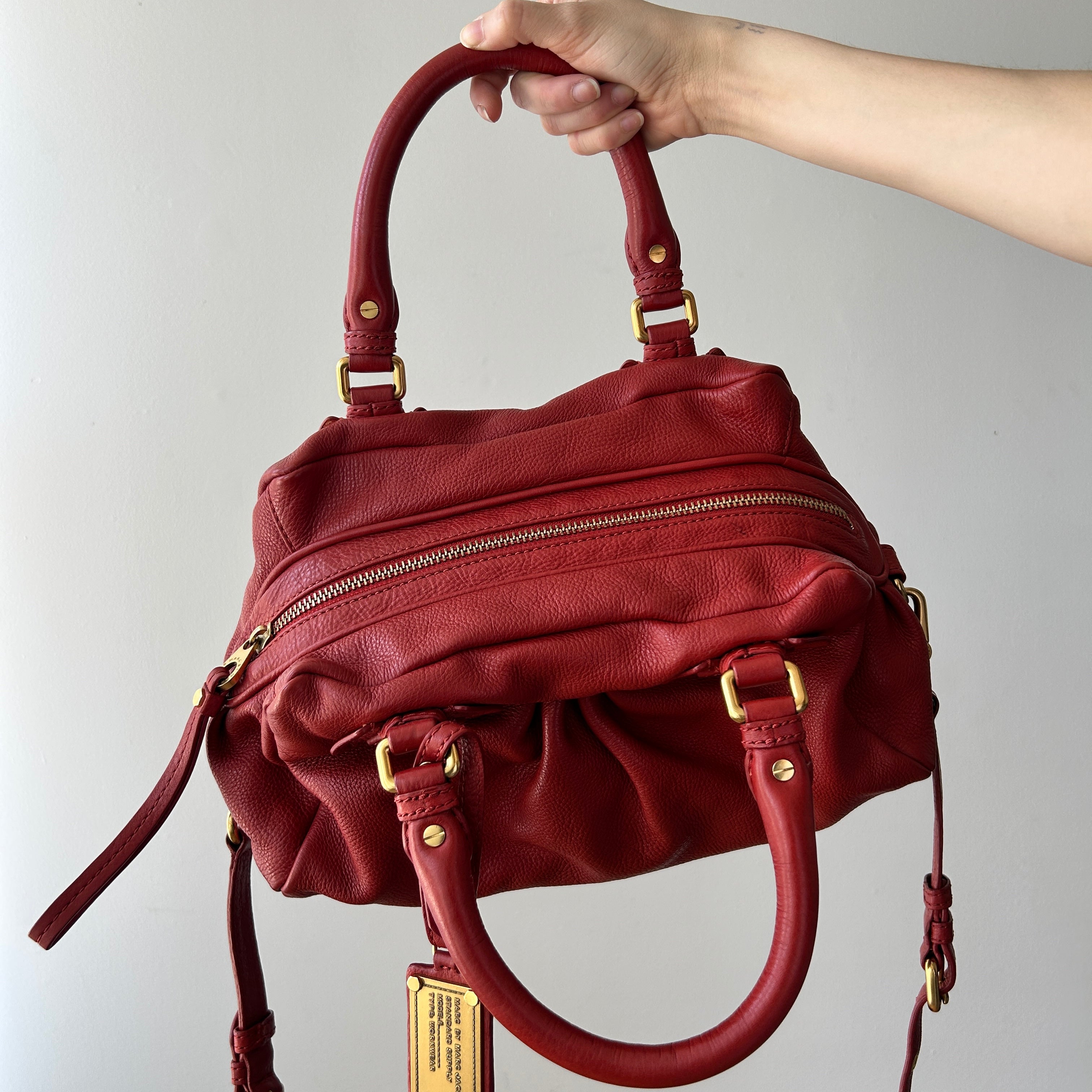 Marc Jacobs Classic Q Bag in Cherry Red