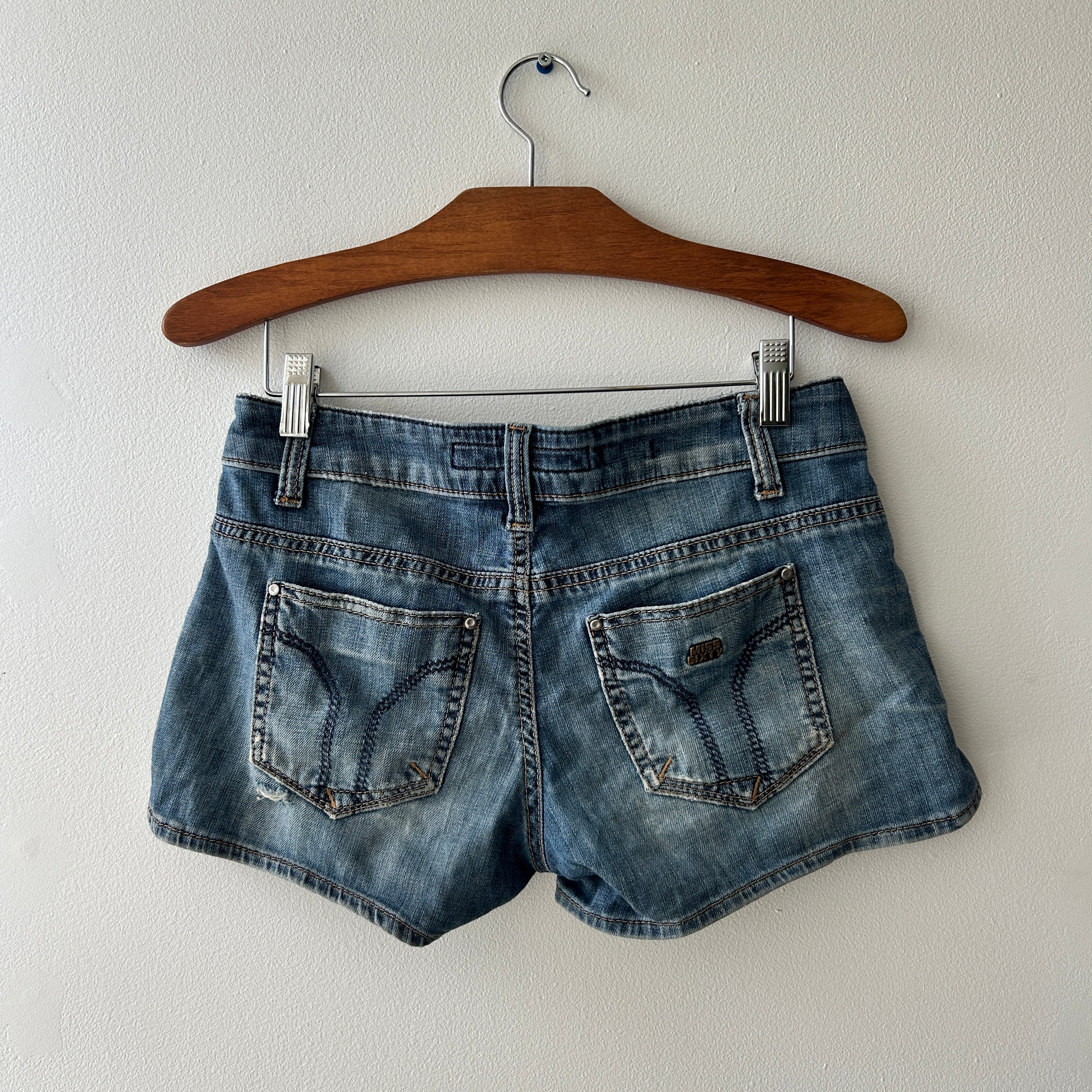 Vintage button detail shorts by miss sixty