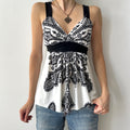 2000s belted tank top by majora