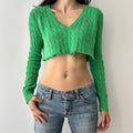 Vintage polo cable knit sweater