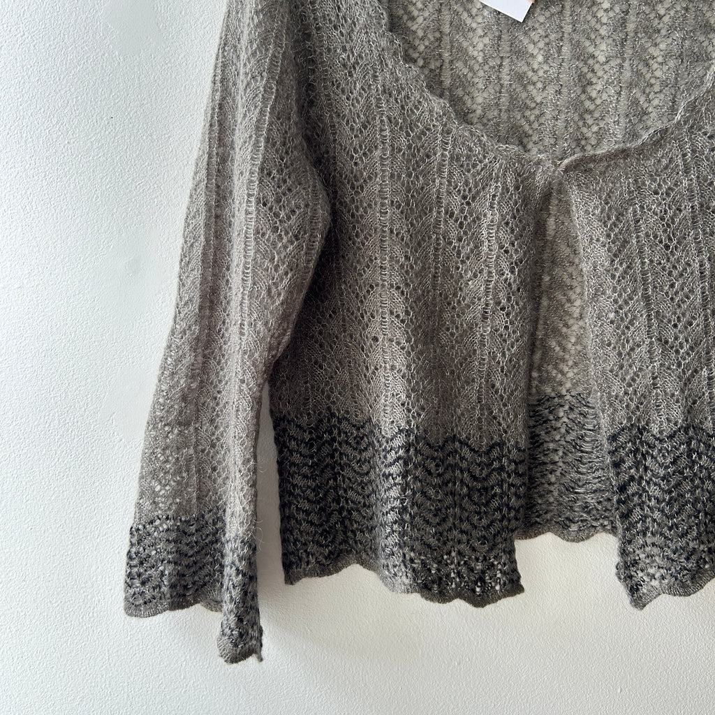 Vintage mohair blend cardigan by Alexandra Bartlett