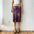 Y2K animal print skirt by frime