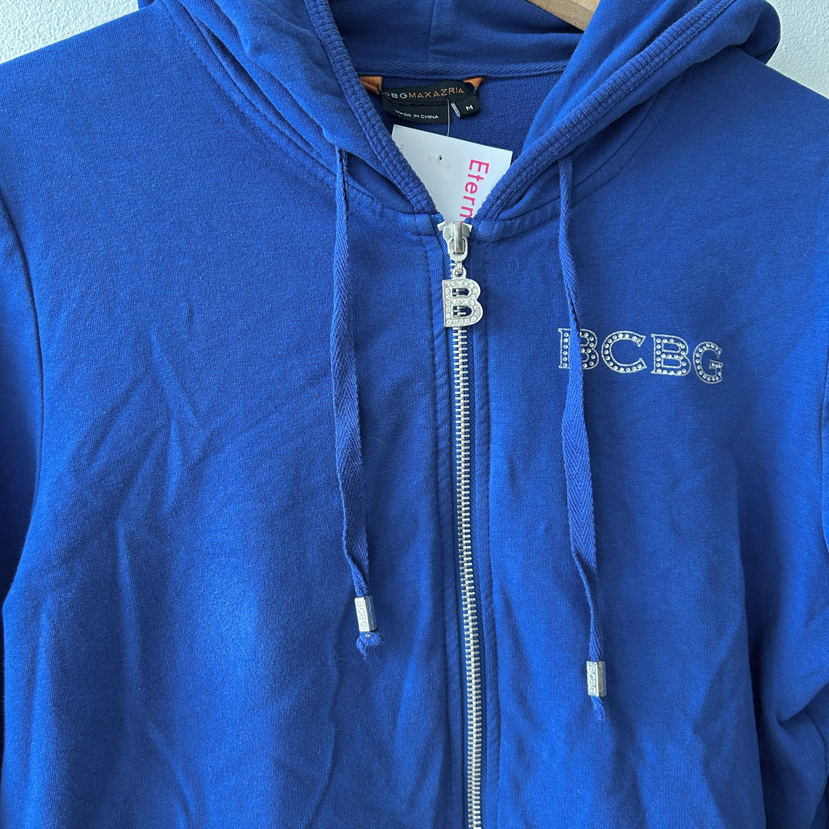 2000's bedazzled hoodie by bcbg