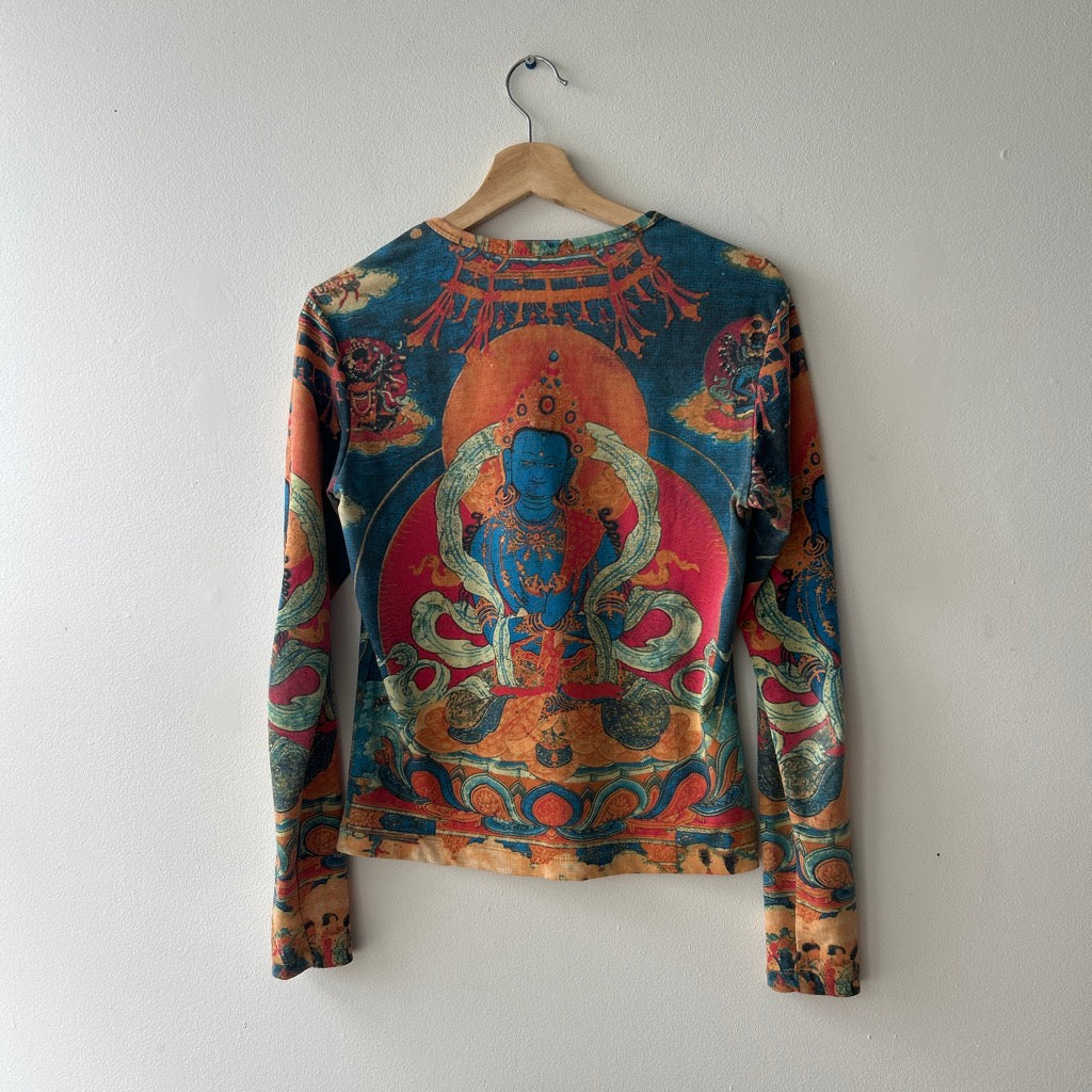 90s graphic long sleeve top