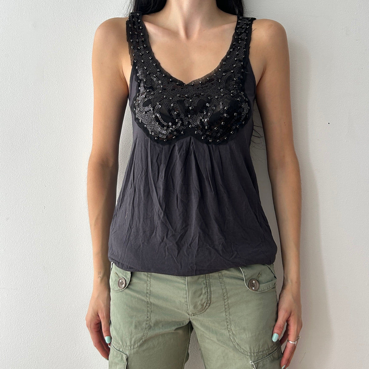 2010s appliqué tank by Phildar