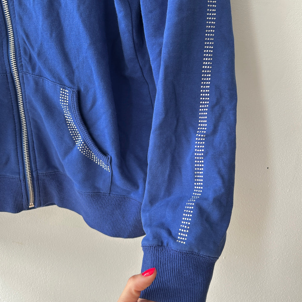 2000's bedazzled hoodie by bcbg