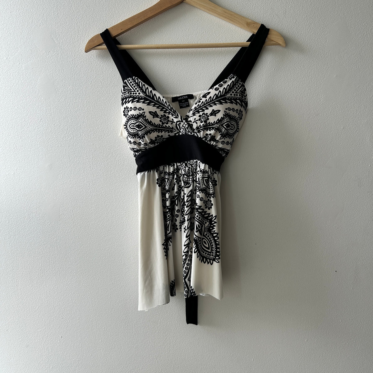 2000s belted tank top by majora
