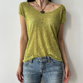 2010s mesh top by Tricotto
