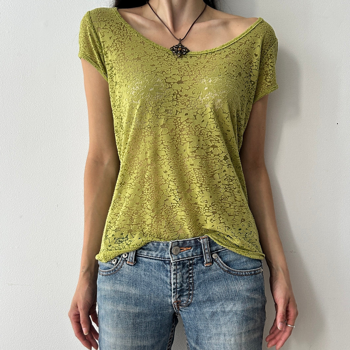 2010s mesh top by Tricotto