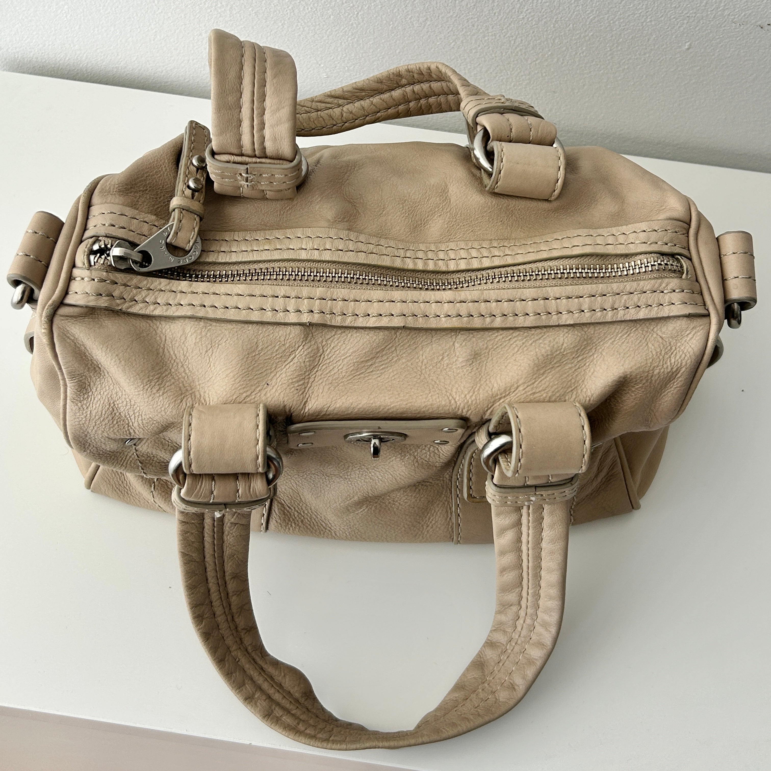 2000s beige Marc Jacobs shoulder bag