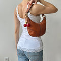2000s coach hamptons hobo bag in brown