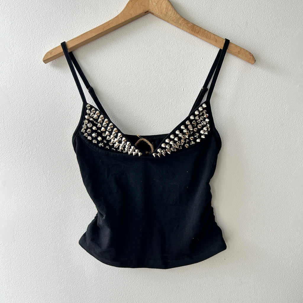 2010s spike stud tank top