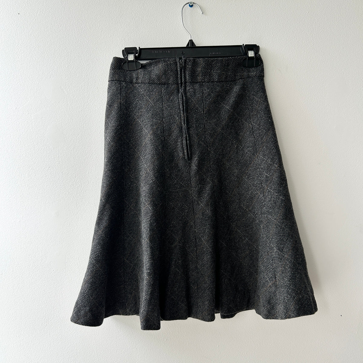 2000s wool blend midi skirt by H&M