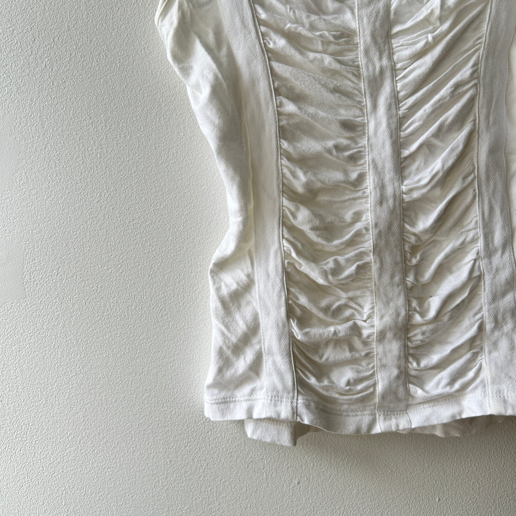 90s ruched bodice top by Tristan & iseut