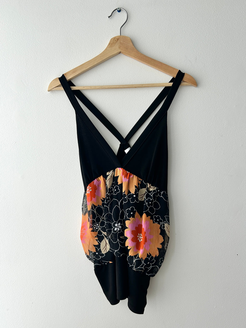 Y2K slouchy floral top by Suzy shier