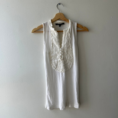 2000s pleated detail top by BCBG