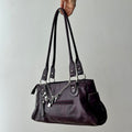 2000s purple shoulder bag
